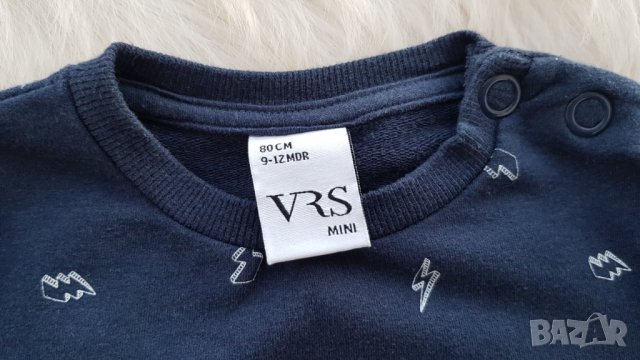 Детска Коледна блуза 9-12 месеца, снимка 5 - Бебешки блузки - 34874192