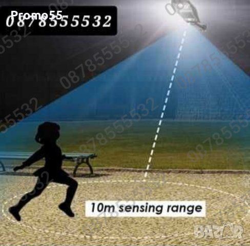 Улични градински LED соларни лампи 1600Wмодел кобра датчик за движение, снимка 8 - Соларни лампи - 39444503