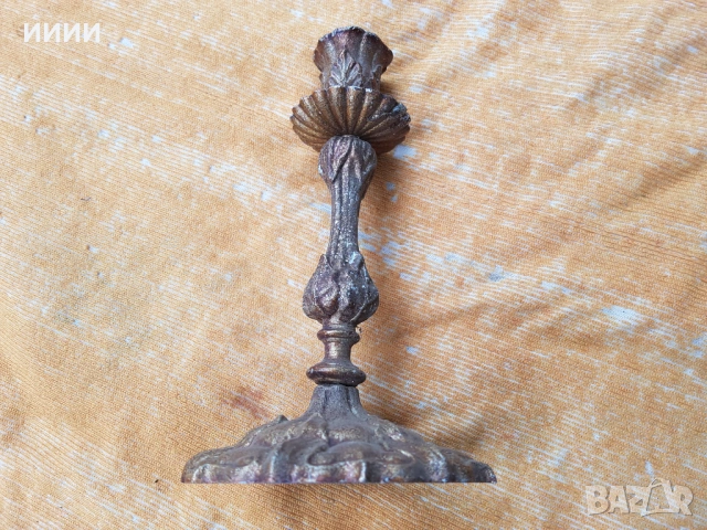 Руски свещник 50 години , снимка 2 - Антикварни и старинни предмети - 53598190