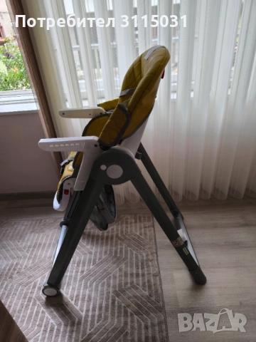 Стол за хранене LORELLI PARTY Lemon Curry Leather , снимка 4 - Столчета за хранене - 52638592