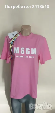 MSGM Milano  Oversize Cotton Womens Size XS НОВО! ОРИГИНАЛ! Дамска Tениска!, снимка 7 - Тениски - 50104351