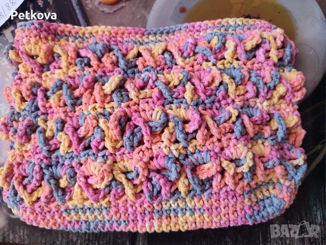 Дамска чанта, ръчно плетена , снимка 2 - Чанти - 50928685