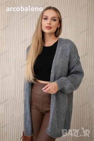 Дамска жилетка пуловер с мохер, 8цвята , снимка 10 - Жилетки - 47284016