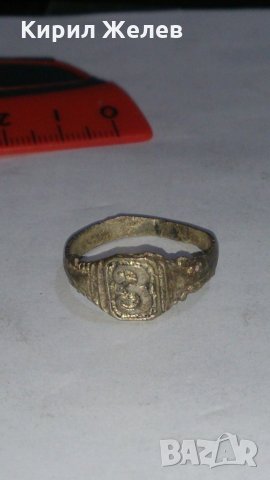 Старинен пръстен сачан над стогодишен - 66921, снимка 1 - Други ценни предмети - 29004352