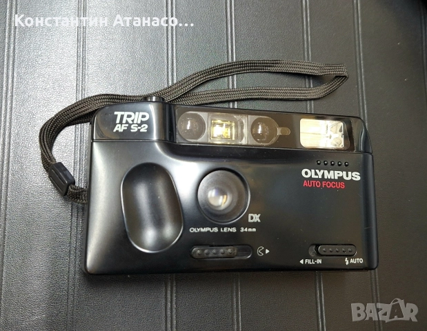 OLYMPUS Auto Focus Trip AF S-2 Japan, снимка 3 - Фотоапарати - 52886196