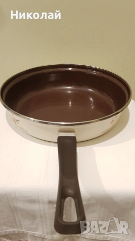 Емайлиран тиган, снимка 4 - Съдове за готвене - 53251287