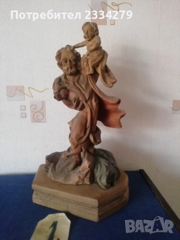Стари статуи ръчна дърворезба от различни години, автори, държави, снимка 3 - Статуетки - 52544136