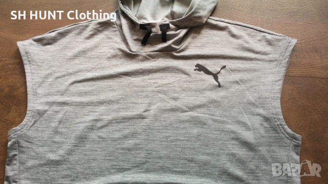 PUMA Active Training Men's Tech Fleece DRY CELL размер 52 / L потник с качулка 36-52, снимка 4 - Суичъри - 53209901