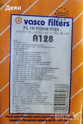 Въздушни филтри Suzuki, subaru, fiat, lancia,Zastava, VW, снимка 2 - Части - 49068827