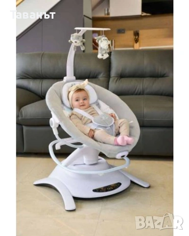 Бебешка електрическа люлка Cangaroo La Scala, снимка 5 - Детски люлки - 53583352
