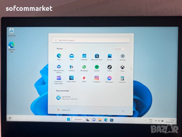 Лаптоп Lenovo ThinkPad L14 Full HD, тъчскрийн, снимка 2 - Лаптопи за работа - 40086404