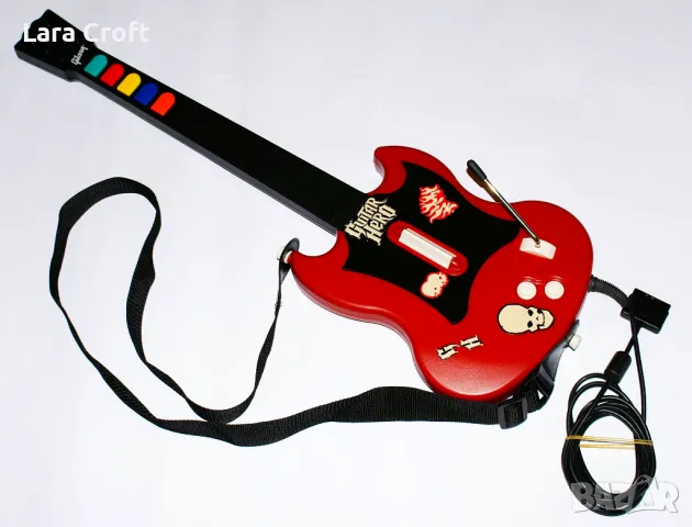 PS2 жична китара Плейстейшън Sony PlayStation 2 Guitar