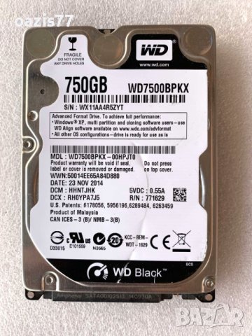 Твърд диск HDD 1000gb; 750gb; 500gb, с инсталиран WIN 10 и Офис 2016   Здраве  100%, снимка 2 - Твърди дискове - 43048325