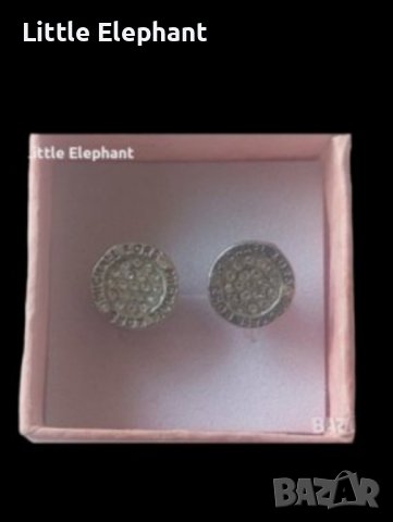 Сребърни обеци с кристали,white,Michael Kors/нови