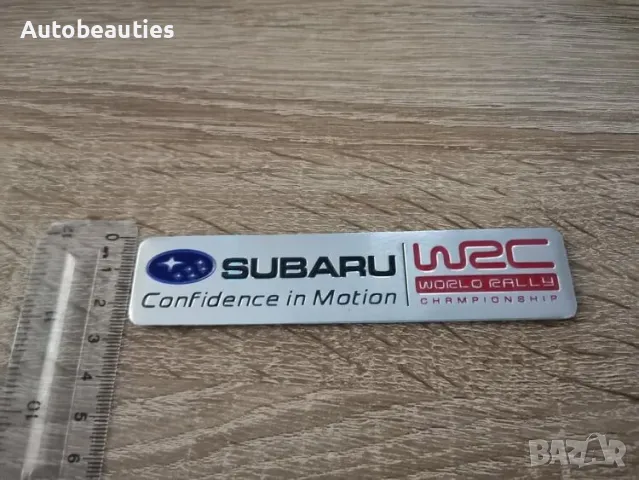 Subaru WRC Confidence in Motion емблема, снимка 3 - Аксесоари и консумативи - 50160516