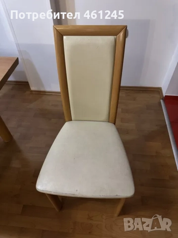 Маса за трапезария разтегателна к-т с 6 стола, снимка 8 - Маси - 52210023