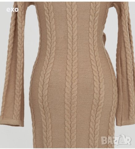 Елегантна дълга рокля, Ефектна миди рокля, Дълга рокля, снимка 5 - Рокли - 43239258