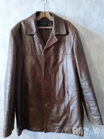 Кожено яке, снимка 3 - Якета - 38019703