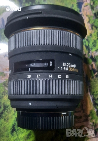 Широкоъгълен обектив Sigma AF 10-20 EX DC HSM за Nikon