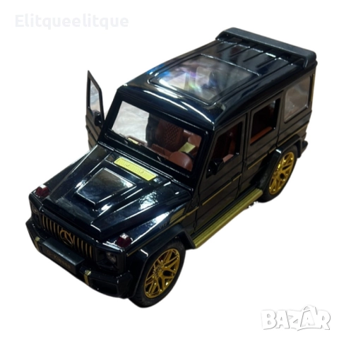 Метална количка 1:24 с реалистични светлини, звуци и дим, снимка 8 - Коли, камиони, мотори, писти - 52346404