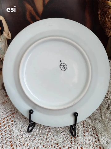 Чиния с детски мотиви, снимка 3 - Антикварни и старинни предмети - 53083813