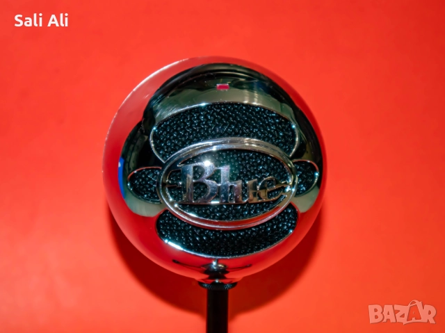 Logitech Blue Snowball Хром USB кондензаторен микрофон запис стрийминг, снимка 7 - Микрофони - 51802403