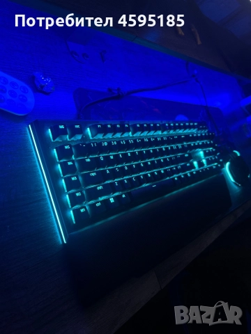 Клавиатура Gaming BlackWidow V4 (Green Switch), Механична, ABS клавиши, US layout, RGB осветление,., снимка 3 - Клавиатури и мишки - 51715315