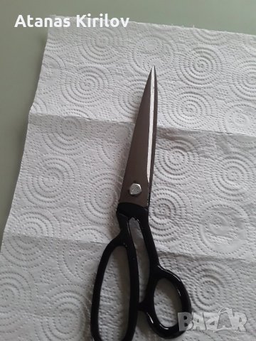 Шивашка ножица средна за рязане на плат и кожа, снимка 3 - Други инструменти - 28383693