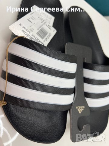 Оригинални чехли Adidas 37 номер, снимка 4 - Детски сандали и чехли - 38363328