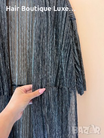 MONKI Блестяща дълга тънка дръгна дреха XS размер 🖤, снимка 2 - Рокли - 44018991