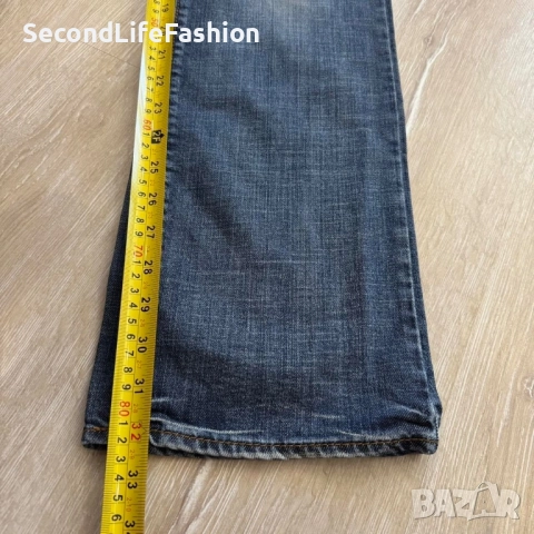 Дамски дънки Hugo Boss Orange Liffy 16561, размер W30 W32, сини, снимка 6 - Дънки - 52574302