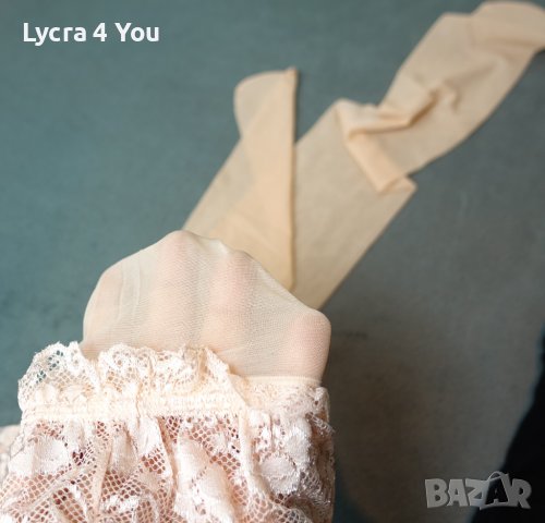 M/L чорапи за жартиери с широка богата дантела, снимка 3 - Бельо - 39355577