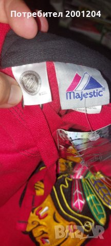 НОВ !!! Оригинален Мъжки суичър на Chicago Blackhawks, снимка 6 - Суичъри - 38503266