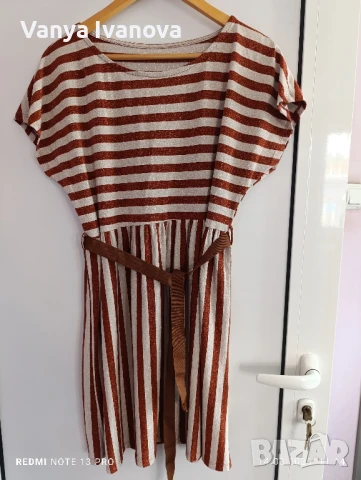 Рокля с блясък л-хл , снимка 5 - Рокли - 51363101