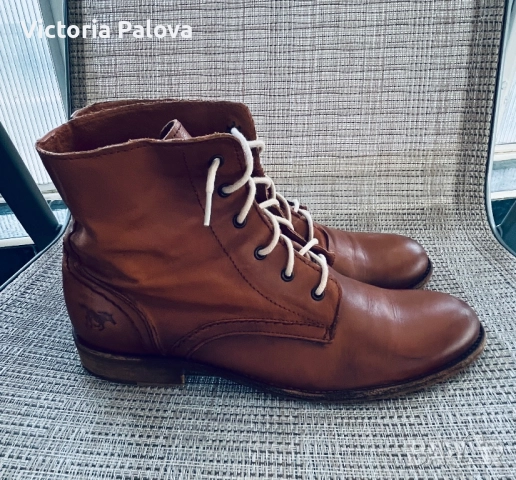 Боти MUSTANG естествена кожа