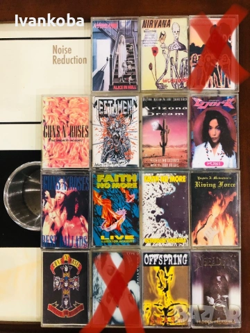 Аудио касети с рок и метъл от 80-те и 90-те, снимка 2 - Аудио касети - 51581803