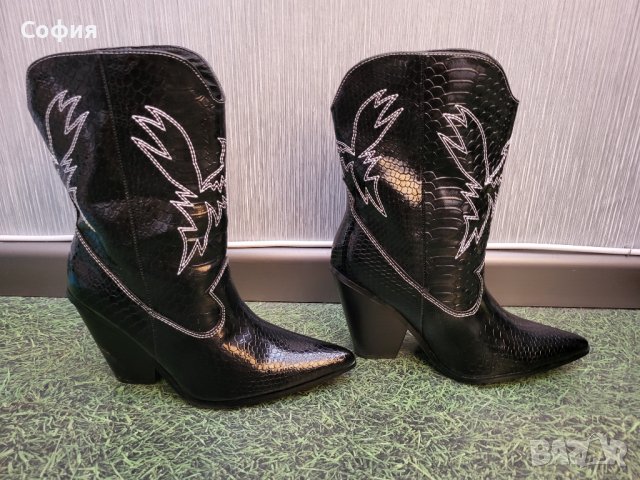 Супер модерни тип каубойски ботуши , снимка 4 - Дамски боти - 38855049