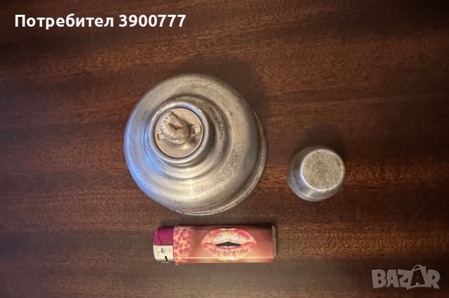 Газена лампа+медна паничка , снимка 5 - Антикварни и старинни предмети - 43059588