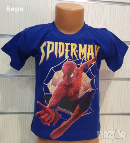 Нова детска тениска с трансферен печат Спайдърмен (Spider-Man)