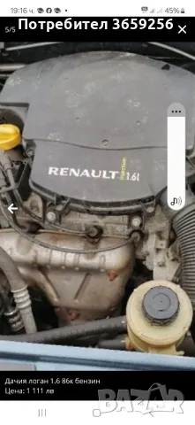 двигател дачия сандеро1.6 87кон