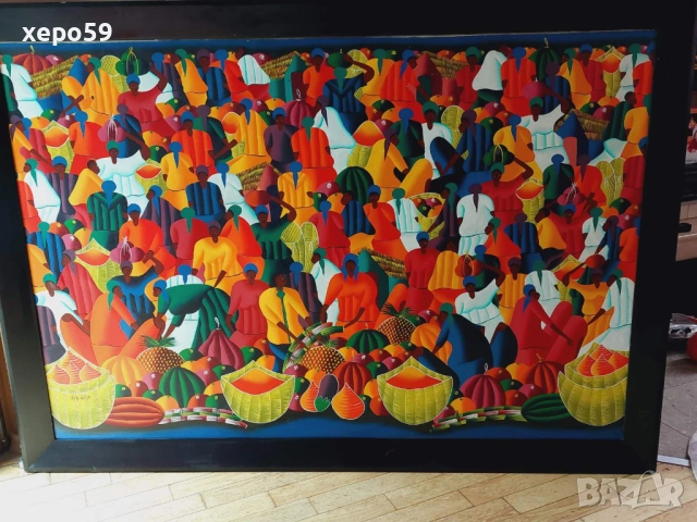 Огромна картина-масло,Импресионизъм- 165/116 см. , снимка 18 - Картини - 52277174