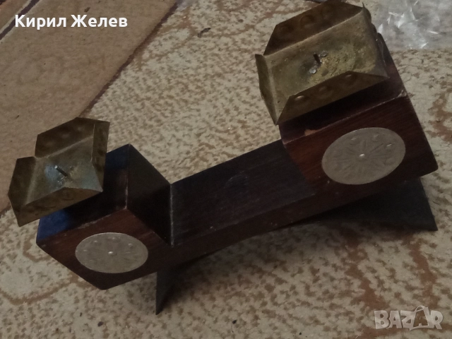 Свещник дървен 50683, снимка 8 - Декорация за дома - 52070266