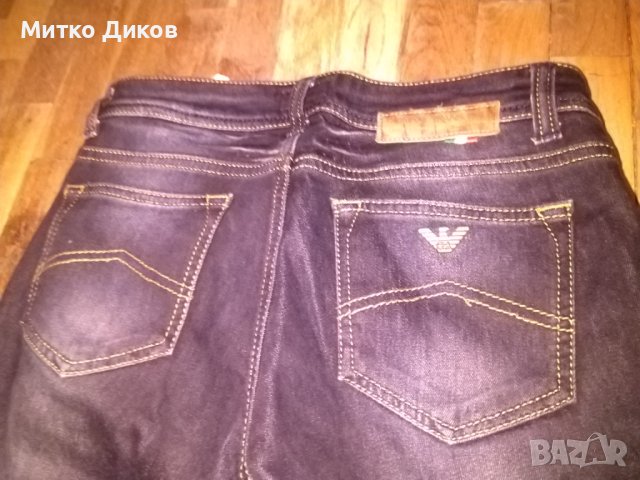 Armani jeans маркови нови №28 ханш-40см и дължина 104см, снимка 13 - Дънки - 43385308
