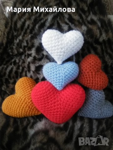 Продавам плетени сърца, снимка 2 - Декорация за дома - 35616125