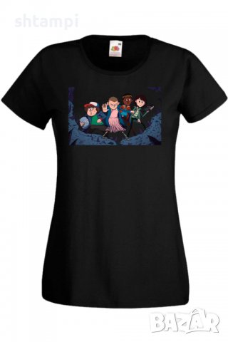 Дамска Тениска Stranger Things 10,Филм,Сериал,