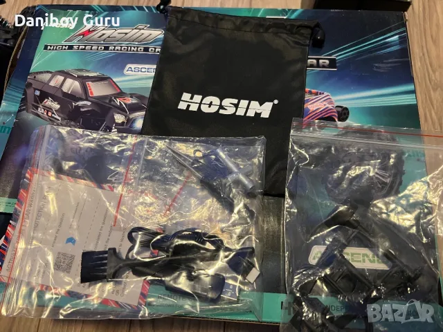 RC Високоскоростна 1:10 Hosim RC Monster Truck 48+ KMH 4X4 Off-Road RC , снимка 17 - Коли, камиони, мотори, писти - 49595606