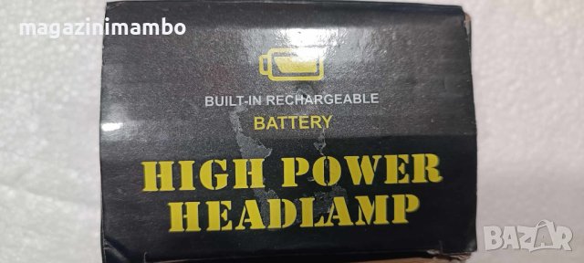 Фенер за глава с магнит- челник с USB зареждане, снимка 7 - Къмпинг осветление - 44051481
