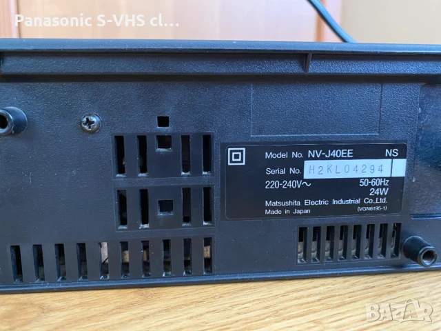 Видео Panasonic NV-J40 HQ 3HEAD VHS recorder, снимка 11 - Плейъри, домашно кино, прожектори - 50915397