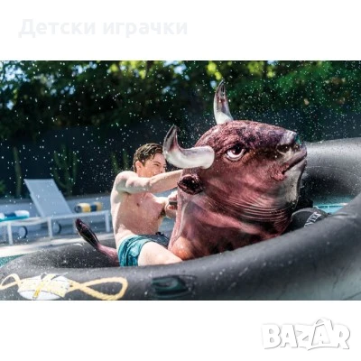 Надуваем дюшек бик за водно Родео Intex, 239 х 196 х 81 см, Inflatabull, снимка 4 - Надуваеми играчки - 51107857