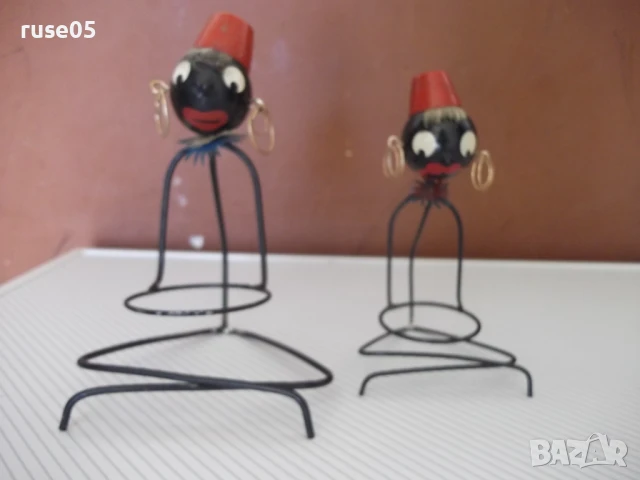 Лот от 2 бр. стилизирани негърчета от метал, снимка 7 - Колекции - 51358889